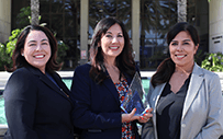 CSU Fullerton employees pose with their NACE Award.